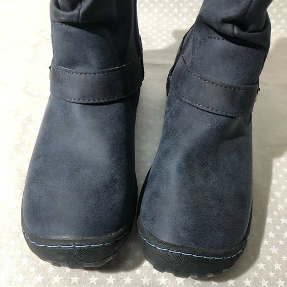 NWOT! JBU leather waterproof ankle boots- BLue - Picture 6 of 6